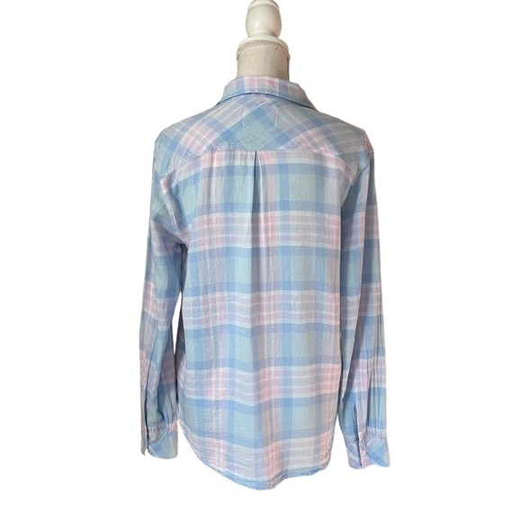 RAILS WOMENS PLAID LING SLEEVE CHARLI SHIRT SIZE SMALL - Picture 3 of 12